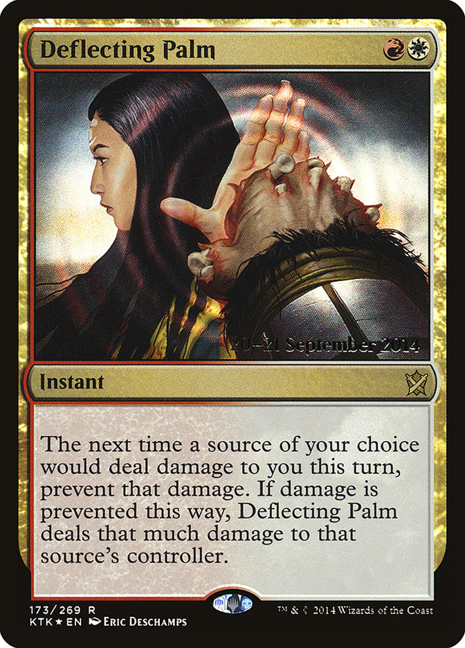 Deflecting Palm  [Khans of Tarkir Prerelease Promos] | Games A Plunder