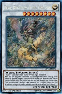 Baxia, Brightness of the Yang Zing [MP15-EN096] Secret Rare