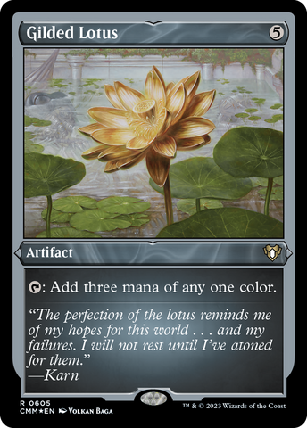 Gilded Lotus (Foil Etched) [Commander Masters]