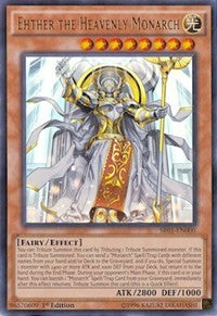 Ehther the Heavenly Monarch [SR01-EN000] Ultra Rare