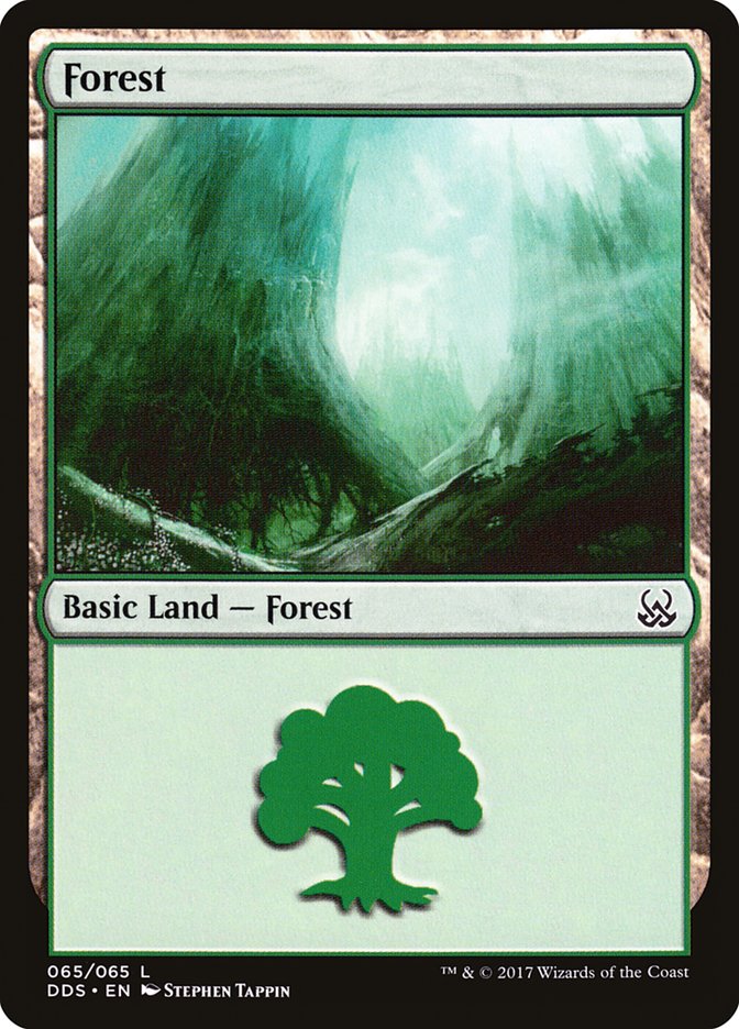 Forest (65) [Duel Decks: Mind vs. Might] | Games A Plunder