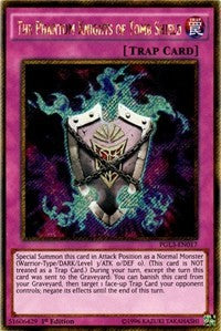 The Phantom Knights of Tomb Shield [PGL3-EN017] Gold Secret Rare