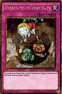 Treacherous Trap Hole [PGL3-EN036] Gold Secret Rare