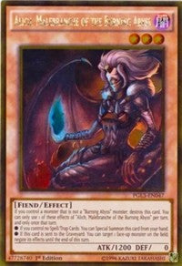 Alich, Malebranche of the Burning Abyss [PGL3-EN047] Gold Rare