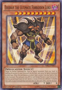 Exodius the Ultimate Forbidden Lord [MIL1-EN007] Common