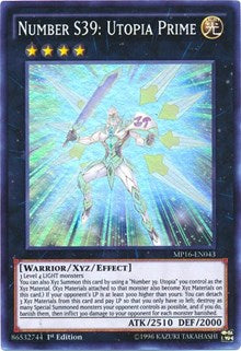 yugioh cards number 39 utopia Number 39: Utopia [OP17-EN001] Ultimate Rare main image 1