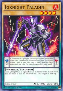 Igknight Paladin [MP16-EN067] Common