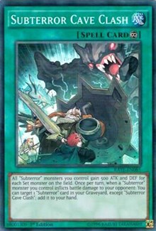subterror yugioh cards Yu-Gi-Oh BEHEMOTH FIENDESS - SUPER RARE - CIBR-EN098 1ST EDI when your opponent activates a card or effect Subterror Behemoth Phospheroglacier