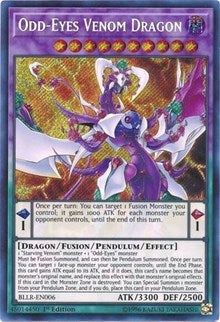 Odd-Eyes Venom Dragon [BLLR-EN006] Secret Rare