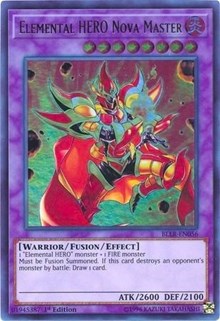 Elemental HERO Nova Master [BLLR-EN056] Ultra Rare