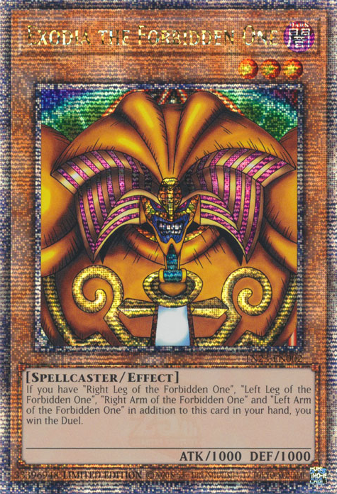 card shop near me yugioh Exodia the Forbidden One [TN23-EN002] Quarter Century Secret Rare