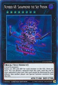 Number 68: Sanaphond the Sky Prison [CT14-EN008] Super Rare