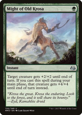 Might of Old Krosa [Modern Masters 2017]