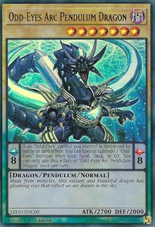 Odd-Eyes Arc Pendulum Dragon [LEDD-ENC00] Ultra Rare