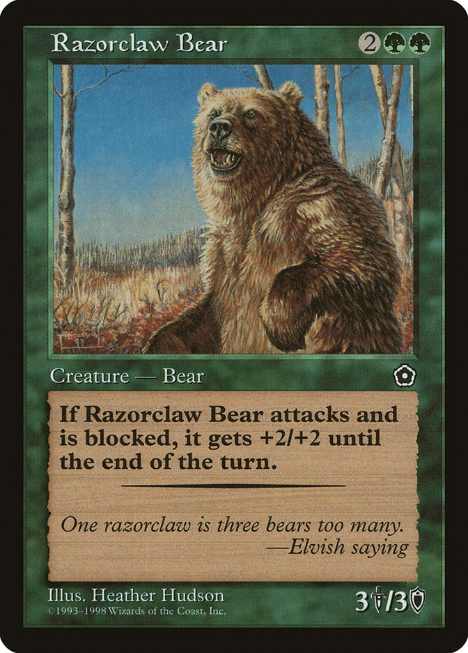 Razorclaw Bear [Portal Second Age] | Games A Plunder