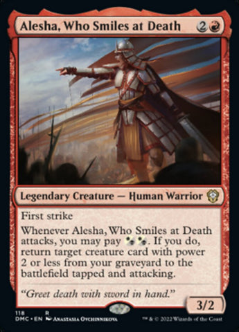Alesha, Who Smiles at Death [Dominaria United Commander]