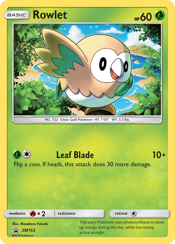 Rowlet (SM153) [Sun & Moon: Black Star Promos]