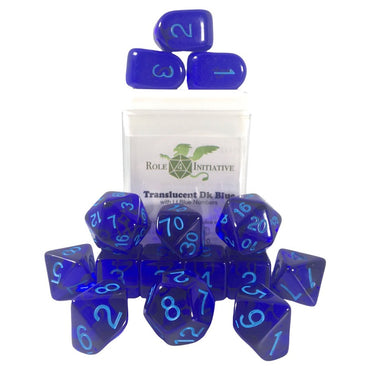 Dice Set - Set of 15 - Role 4 Initiative