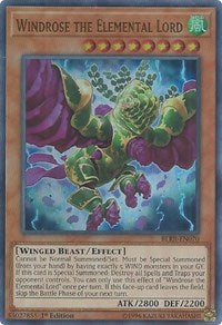 Windrose the Elemental Lord [BLRR-EN070] Ultra Rare