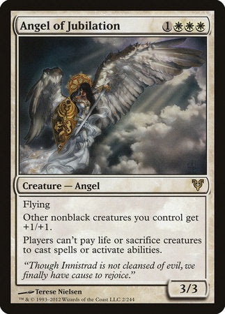 avacyn mtg cards Angel of Jubilation [Avacyn Restored]