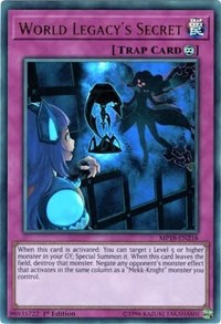 World Legacy's Secret [MP18-EN218] Ultra Rare