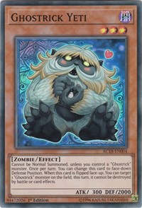 Ghostrick Yeti [AC18-EN004] Super Rare