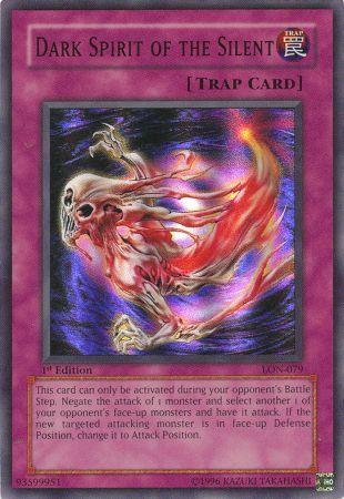 the silent rare cards Dark Spirit of the Silent [LON-079] Super Rare