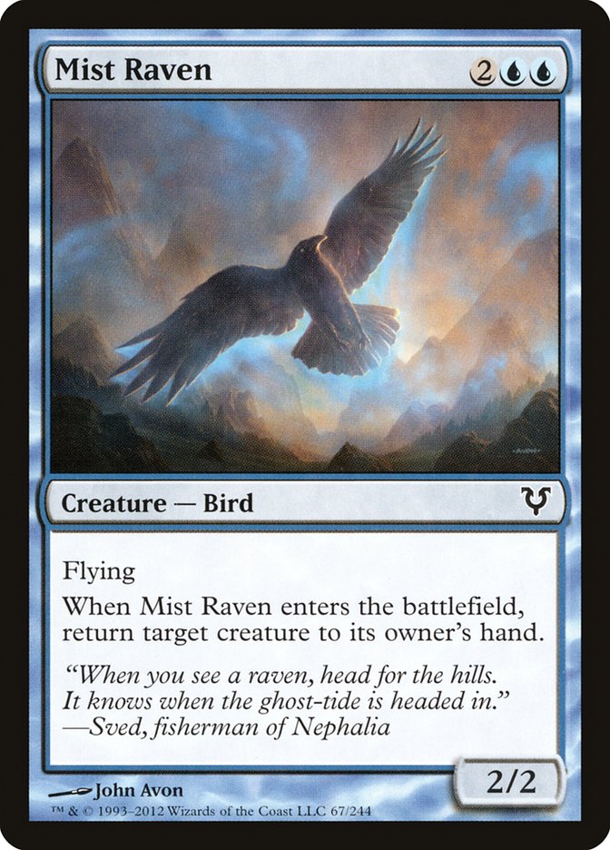 Mist Raven [Avacyn Restored] | Games A Plunder