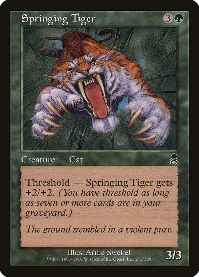 Springing Tiger [Odyssey] | Games A Plunder