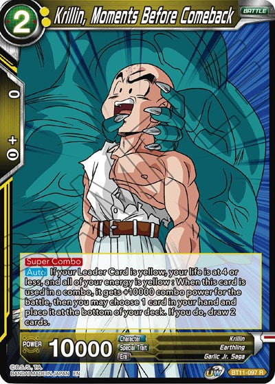 Krillin, Moments Before Comeback [BT11-097]