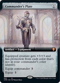 Commander's Plate (Extended Art) [Commander Legends]