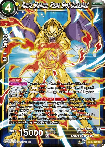 Nuova Shenron, Flame Shot Unleashed [BT12-109]