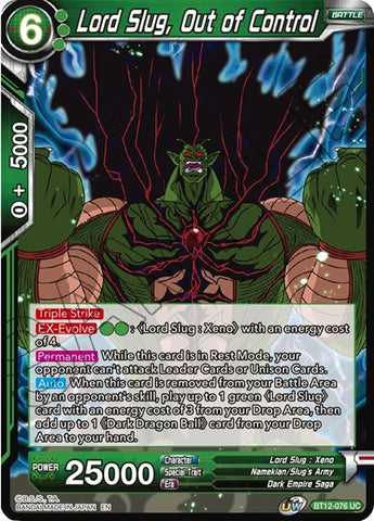 Lord Slug, Out of Control [BT12-076]
