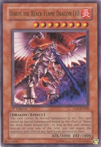 Horus the Black Flame Dragon LV8 [SOD-EN008] Ultra Rare