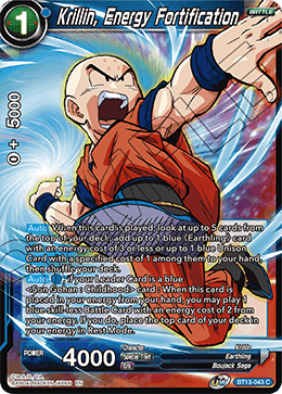 Krillin, Energy Fortification (Common) [BT13-043]