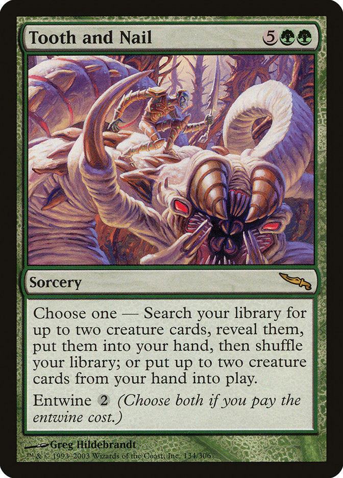 Tooth and Nail [Mirrodin] | Games A Plunder