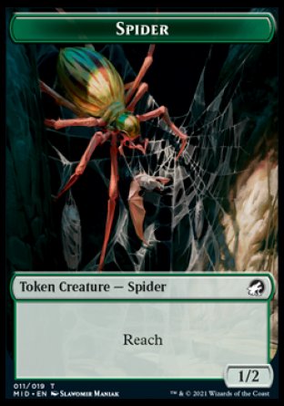 Beast (007) // Spider Double-sided Token [Innistrad: Midnight Hunt Commander]