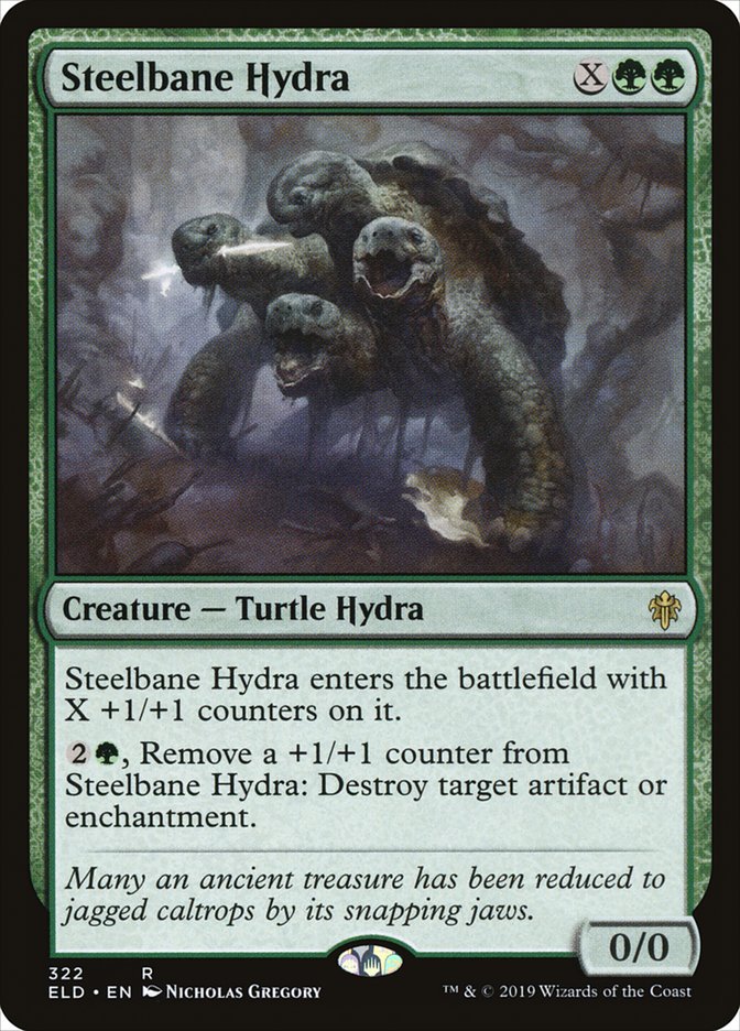 hydra cards mtg Steelbane Hydra [Throne of Eldraine]