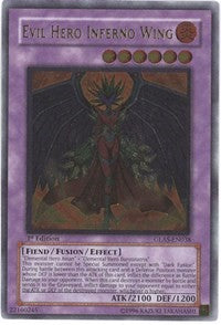 Evil Hero Inferno Wing (UTR) [GLAS-EN038] Ultimate Rare