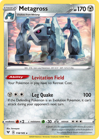 Metagross (118/185) [Sword & Shield: Vivid Voltage]