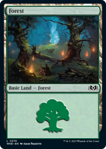 Forest (0276) [Wilds of Eldraine]