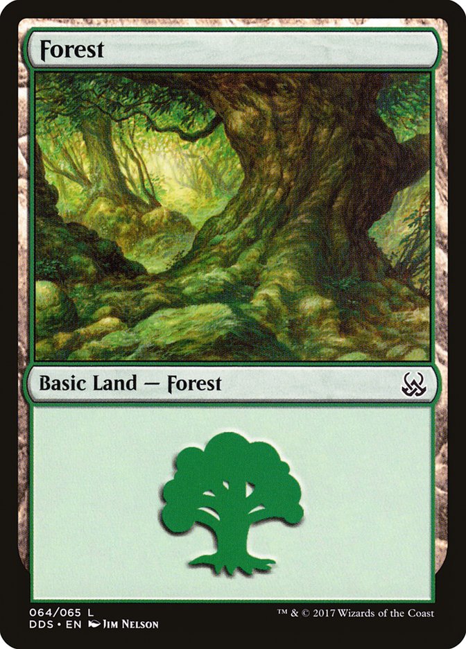 Forest (64) [Duel Decks: Mind vs. Might] | Games A Plunder