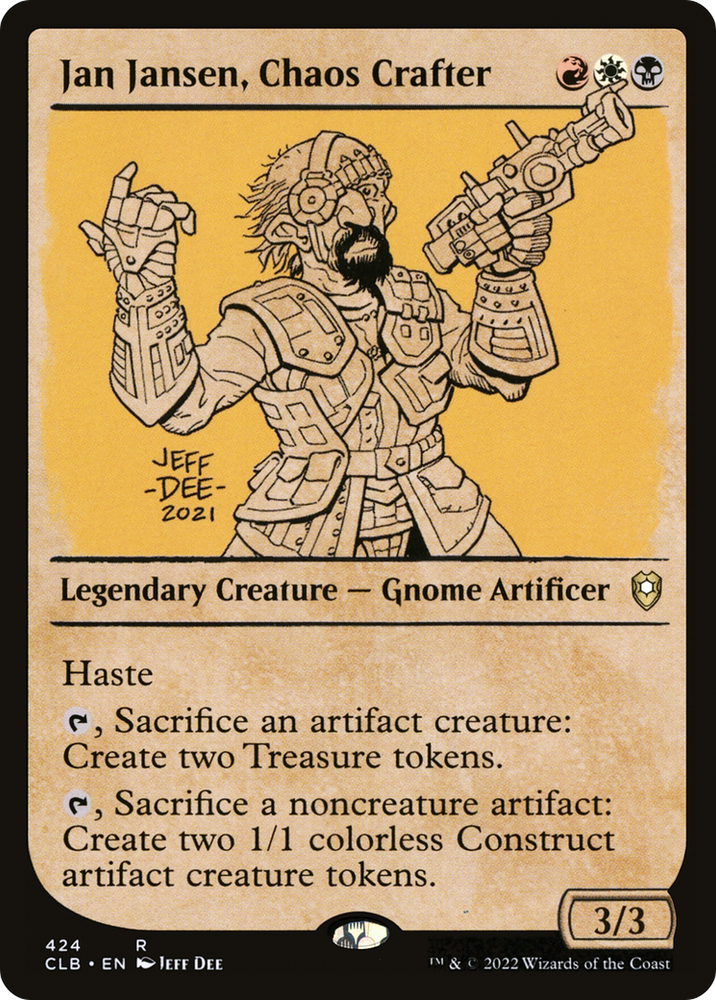 Jan Jansen, Chaos Crafter (Showcase) [Commander Legends: Battle for Ba