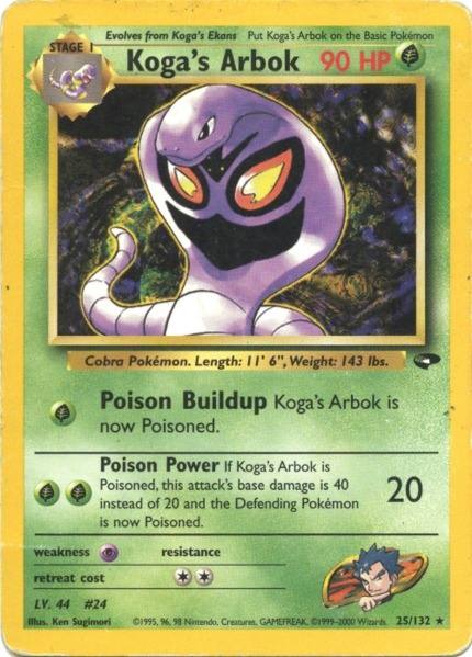 koga pokemon cards 2000 Pokmon Koga's Beedrill Holo #9 PSA 7 Colorless / 50 / Basic Attack 1 Pokemon Trading Card Game Koga
