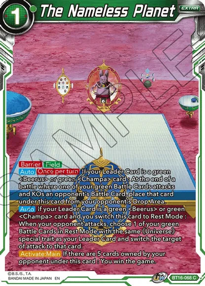 The Nameless Planet [BT16-068]