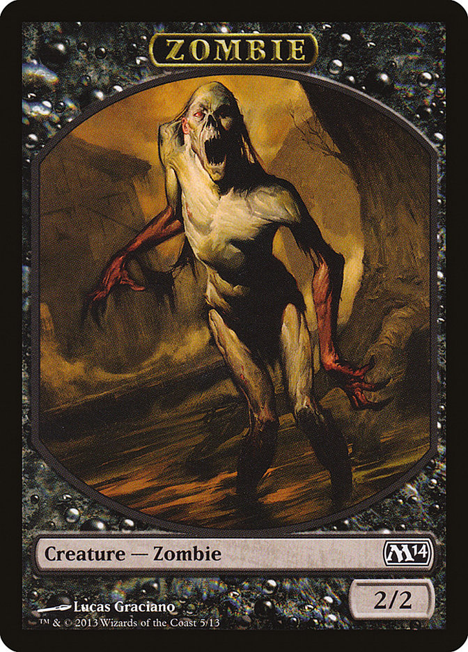 Zombie [Magic 2014 Tokens] | Games A Plunder