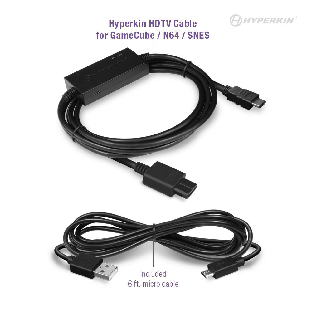 3-in-1 HDMI Cable For Gamecube, N64, Super Nintendo