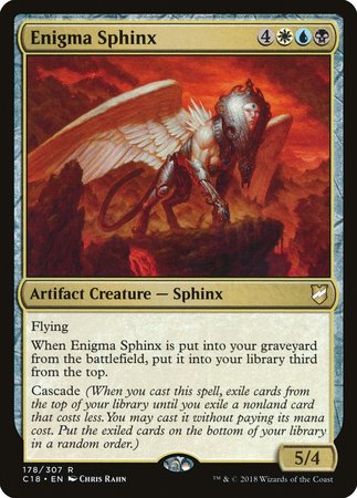 mtg sphinx cards Enigma Sphinx [Commander 2018]