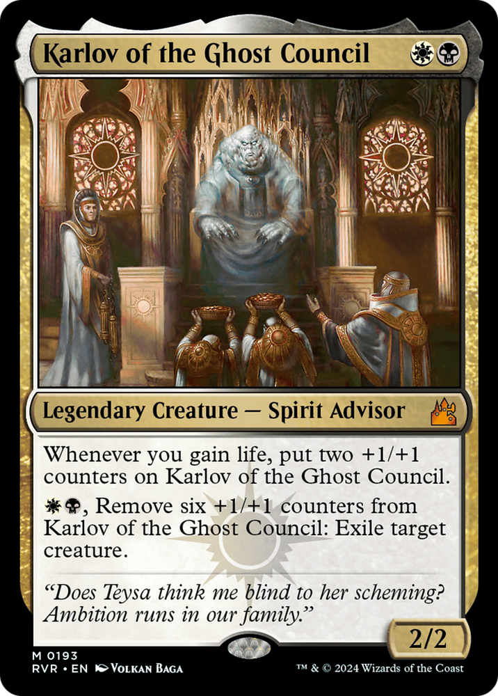 Karlov of the Ghost Council [Ravnica Remastered]