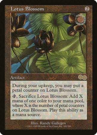 Lotus Blossom [Urza's Saga] | Games A Plunder